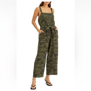 Sanctuary Green Camouflage Jumpsuit